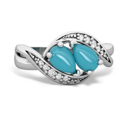 turquoise keepsake curls ring