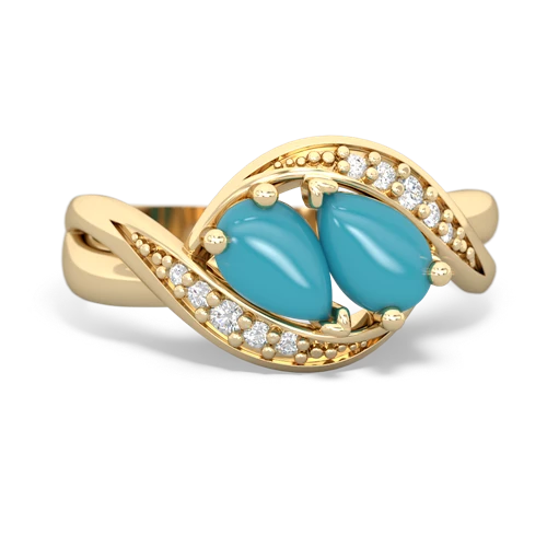 turquoise keepsake curls ring