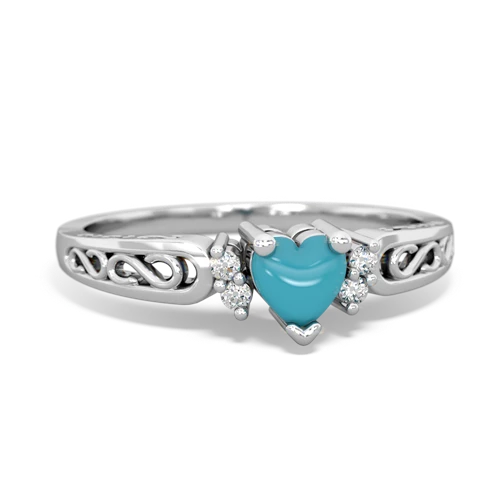 turquoise petite ring