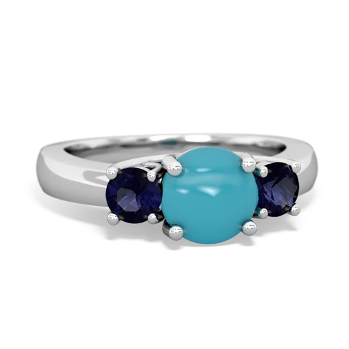 turquoise-sapphire timeless ring