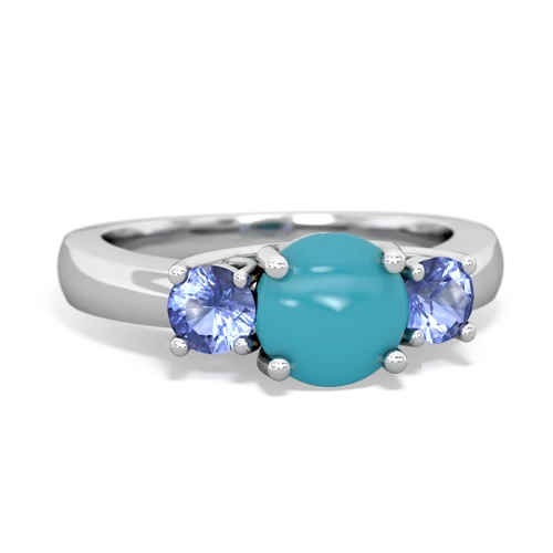 turquoise-tanzanite timeless ring