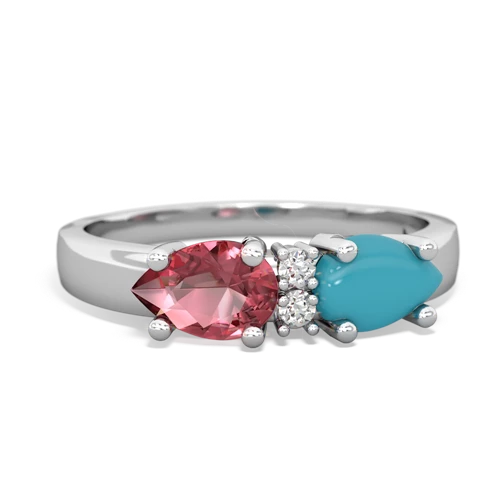 turquoise-tourmaline timeless ring