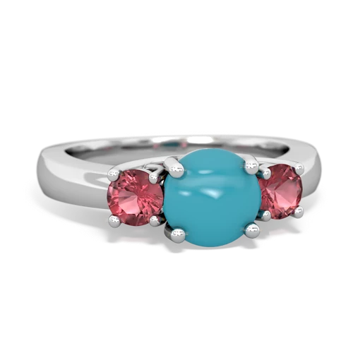 turquoise-tourmaline timeless ring