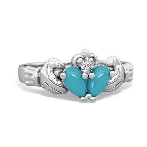 turquoise-turquoise claddagh ring