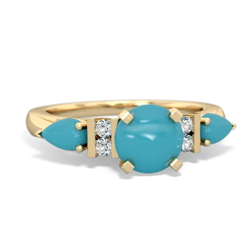 turquoise-turquoise engagement ring