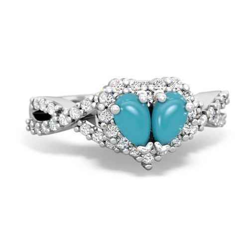 turquoise-turquoise engagement ring