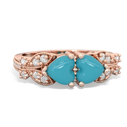 turquoise-turquoise keepsake butterfly ring
