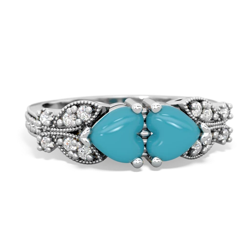 turquoise-turquoise keepsake butterfly ring