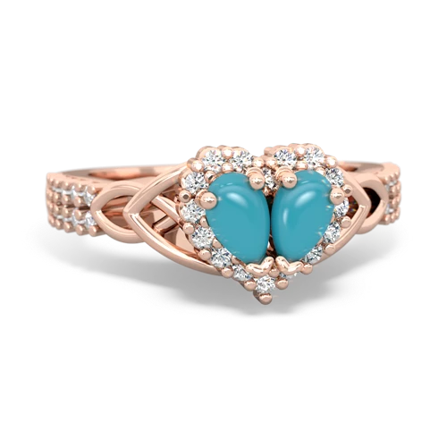 turquoise-turquoise keepsake engagement ring