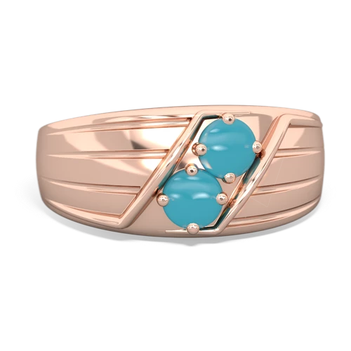 turquoise-turquoise mens ring