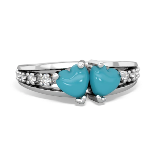 turquoise-turquoise modern ring