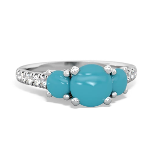 smoky quartz-aquamarine trellis pave ring