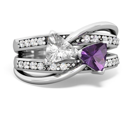 white topaz-amethyst couture ring