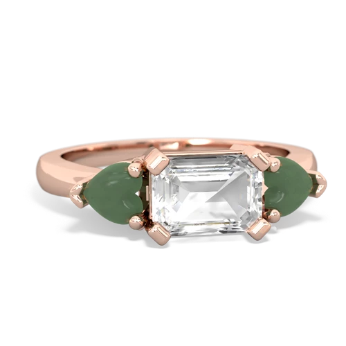 white topaz-jade timeless ring