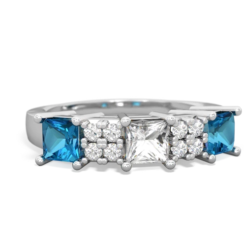 white topaz-london topaz timeless ring