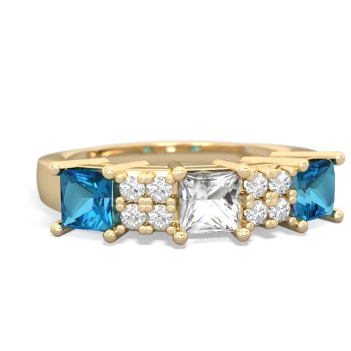 white topaz-london topaz timeless ring