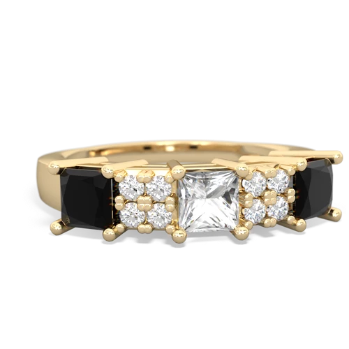 white topaz-onyx timeless ring