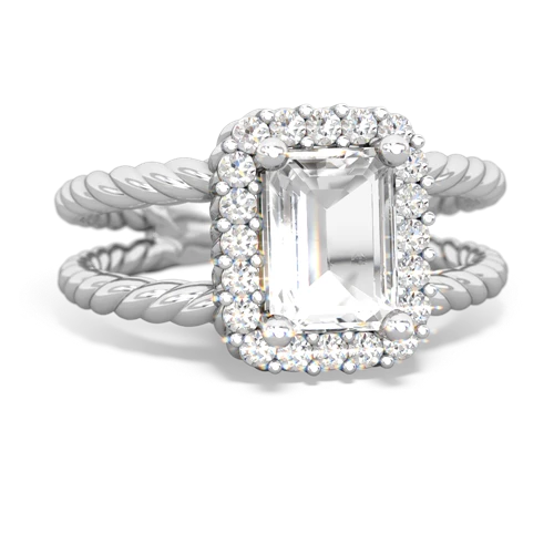 white topaz couture ring