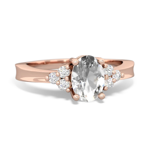 White Topaz Simply Elegant Genuine White Topaz ring Ring