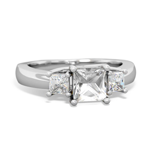 white topaz timeless ring