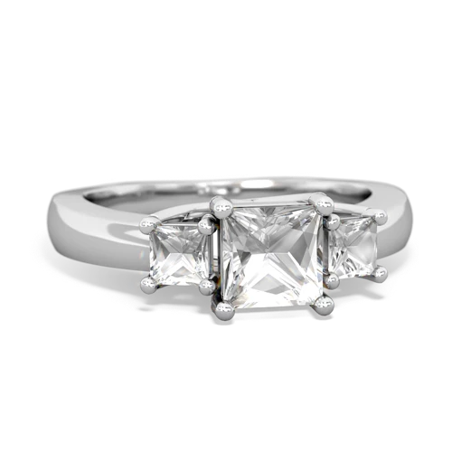 white topaz timeless ring