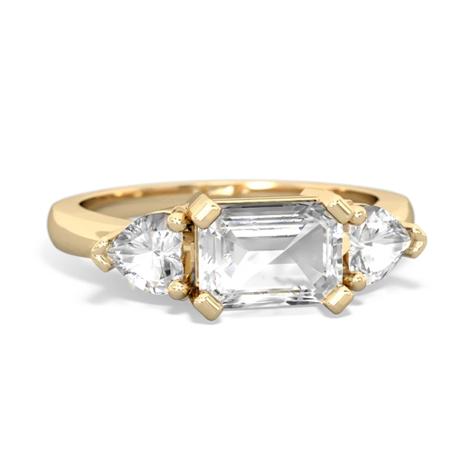 white topaz timeless ring