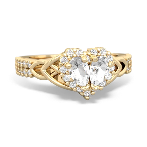 white topaz-white topaz keepsake engagement ring