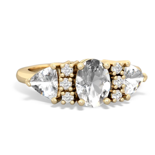 white topaz-white topaz timeless ring