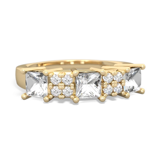 white topaz-white topaz timeless ring