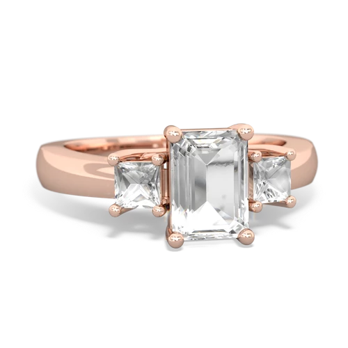 smoky quartz-pink sapphire timeless ring