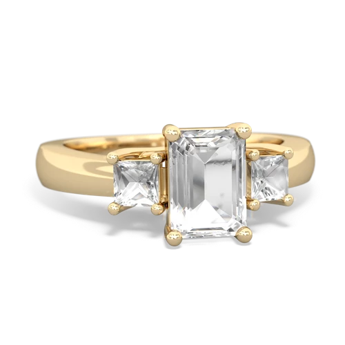 white topaz-white topaz timeless ring