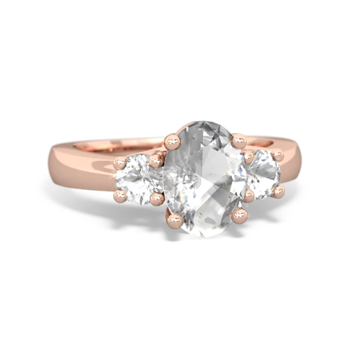 white topaz-white topaz timeless ring