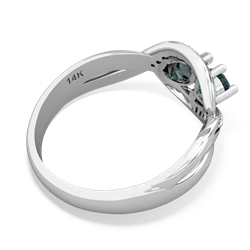 Alexandrite Summer Winds 14K White Gold ring R5342