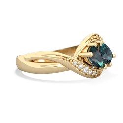 Alexandrite Summer Winds 14K Yellow Gold ring R5342