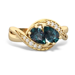 Alexandrite Summer Winds 14K Yellow Gold ring R5342