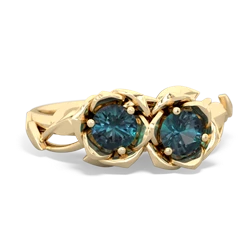 Alexandrite Rose Garden 14K Yellow Gold ring R5510