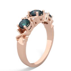 Opal Hugs And Kisses 14K Rose Gold ring R5016