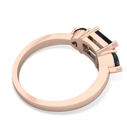 Onyx Three Stone 14K Rose Gold ring R5235