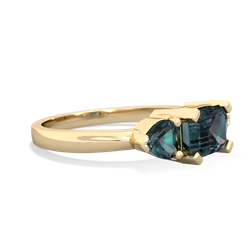 Sapphire Three Stone 14K Yellow Gold ring R5235