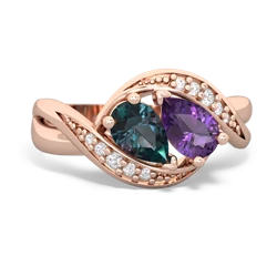 Alexandrite Summer Winds 14K Rose Gold ring R5342