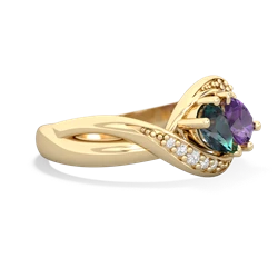 Alexandrite Summer Winds 14K Yellow Gold ring R5342