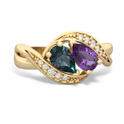 Alexandrite Summer Winds 14K Yellow Gold ring R5342