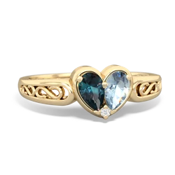 matching rings - Filligree 'One Heart'