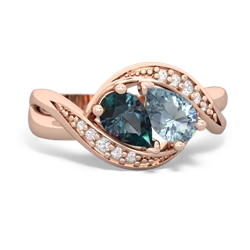 Alexandrite Summer Winds 14K Rose Gold ring R5342