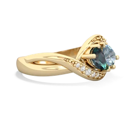 Alexandrite Summer Winds 14K Yellow Gold ring R5342