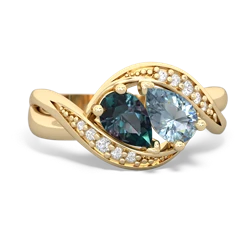 Alexandrite Summer Winds 14K Yellow Gold ring R5342