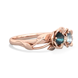 Alexandrite Rose Garden 14K Rose Gold ring R5510