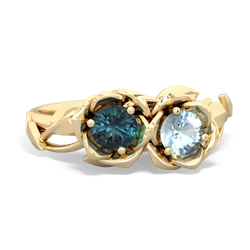 Alexandrite Rose Garden 14K Yellow Gold ring R5510