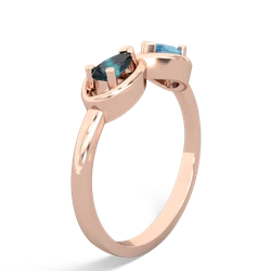 Alexandrite Infinity 14K Rose Gold ring R5050