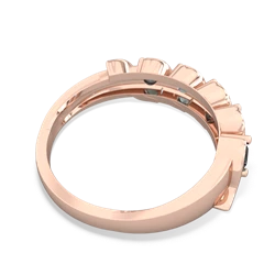 Alexandrite Anniversary Band 14K Rose Gold ring R2089